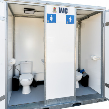 Toiletcontainer Duo