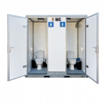 Duo unit - toiletcontainer
