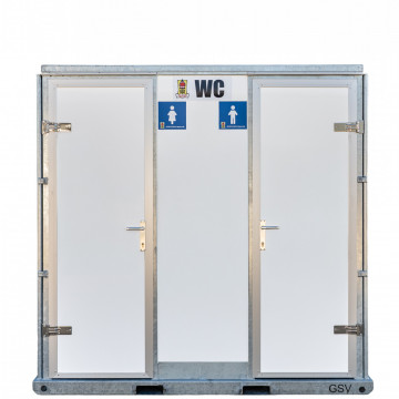 Duo toiletcontainer