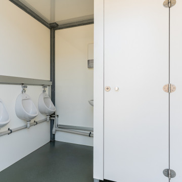 Toiletcontainer 2 ingangen standaard - Herenzijde