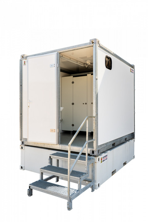 Bouwunit met opvangcontainer 4500L