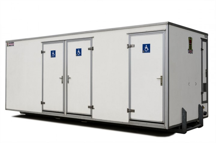 Rolstoeltoegankelijke Combicontainer Buiten Uitgeknipt