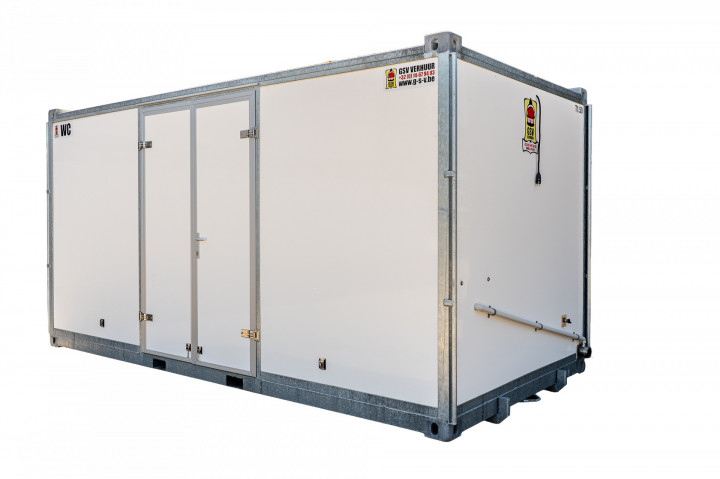 Toiletcontainer 1 ingang standaard
