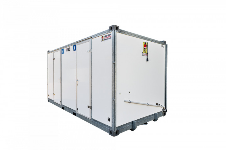 Toiletcontainer 2 Ingangen Standaard 08