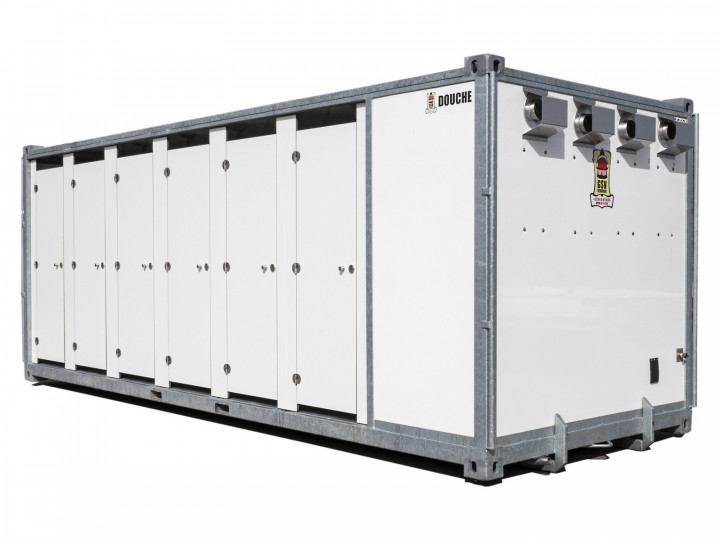 Douchecontainer 12 personen - nieuw