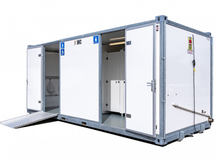 Toiletcontainer 2 Ingangen Rolstoeltoegankelijk Miva 